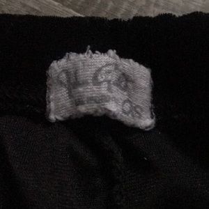 Black velvet brandy Melville shorts